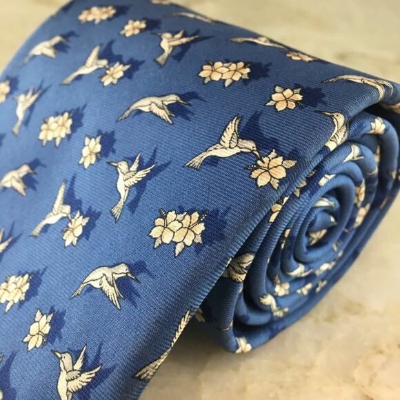 PAUL FREDRICK SILK TIE (extra-long) - Picture 8 of 8